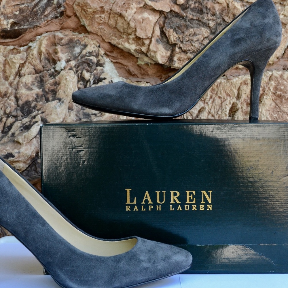 Ralph Lauren Suede Heels